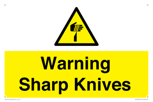 Warning Sharp Knives